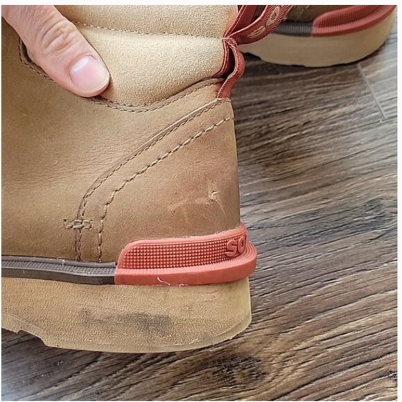 Sorel Hi-Line Hiker Waterproof Boot - Umber/Tawny Buff Size 9.5 - Picture 6 of 9